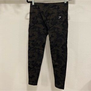 GYMSHARK ADAPT CAMO SEAMLESS RIBBED LEGGINGS